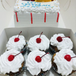 Square Cake with fruits