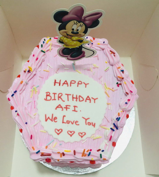 Hexagon Girls Themed Cake(Whipping Cream)