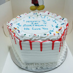 Hexagon Boys Themed Cake(Whipping Cream)