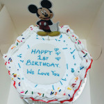 Hexagon Boys Themed Cake(Whipping Cream)