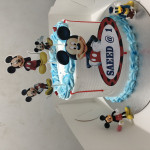 Boys themed cake with toys