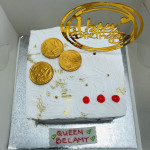 Square Splatter Cakes (Whipping Cream)