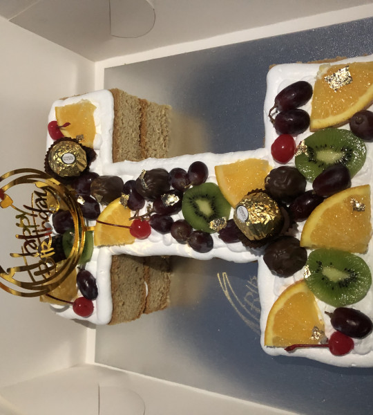 9” by 13” Alphabet Cake