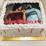 9” by 11” edible print rectangular cake