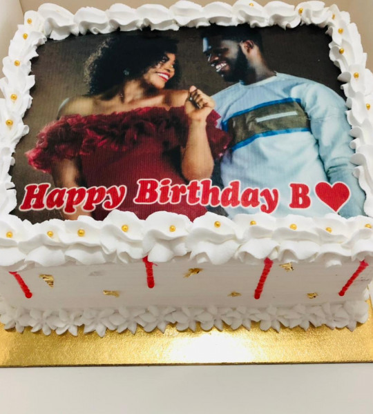 9” by 11” edible print rectangular cake